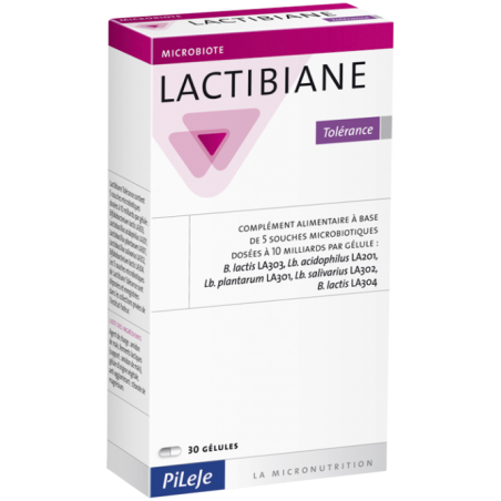 LACTIBIANE Tolérance - 30 gélules - PHARMACIE VERTE - Herboristerie à Nantes depuis 1942 - Plantes en Vrac - Tisane - EPS - Bour