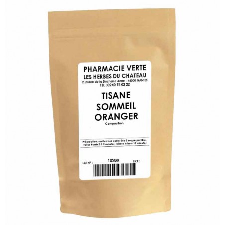 SOMMEIL ORANGER - 100GR - PHARMACIE VERTE - Herboristerie à Nantes depuis 1942 - Plantes en Vrac - Tisane - EPS - Bourgeon - Myc