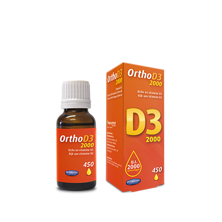 ORTHO D3 2000 - Flacon 450 gouttes - PHARMACIE VERTE - Herboristerie à Nantes depuis 1942 - Plantes en Vrac - Tisane - EPS - Bou