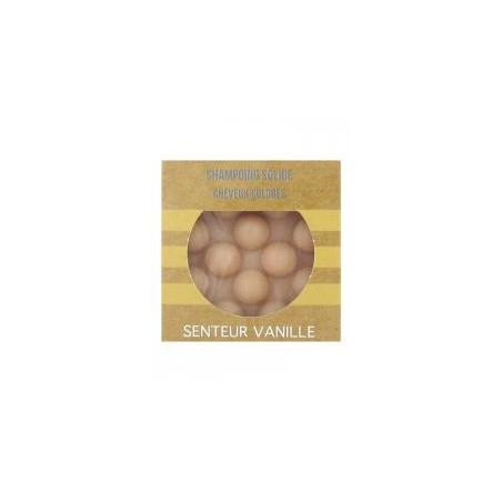 Shampoing Solide - Cheveux Colorés - Vanille - 55gr - PHARMACIE VERTE - Herboristerie à Nantes depuis 1942 - Plantes en Vrac - T