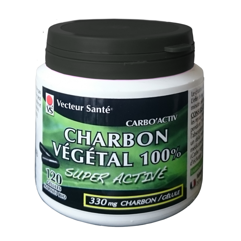 Charbon végétal activé Bio - 100g - Natavea
