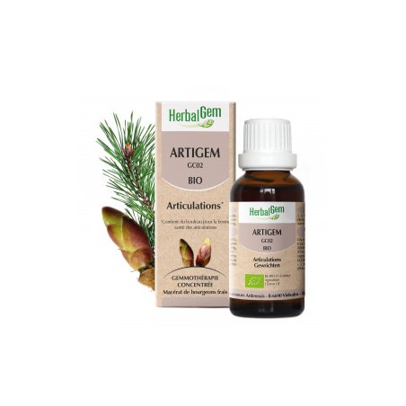 HERBALGEM ARTIGEM - 30ml - PHARMACIE VERTE - Herboristerie à Nantes depuis 1942 - Plantes en Vrac - Tisane - EPS - Bourgeon - My