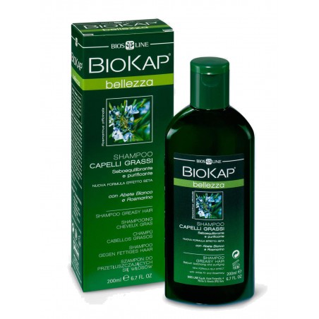 BIOKAP - Shampooing Cheveux Gras - 200ml - PHARMACIE VERTE - Herboristerie à Nantes depuis 1942 - Plantes en Vrac - Tisane - EPS