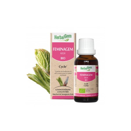 HERBALGEM FEMINAGEM - 30ml - PHARMACIE VERTE - Herboristerie à Nantes depuis 1942 - Plantes en Vrac - Tisane - EPS - Bourgeon - 