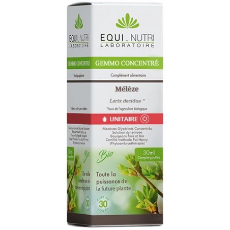 EQUINUTRI MELEZE - 30ml - PHARMACIE VERTE - Herboristerie à Nantes depuis 1942 - Plantes en Vrac - Tisane - EPS - Bourgeon - Myc