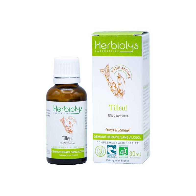 Bourgeon Tilleul Bio Sans Alcool - Flacon 30ml - PHARMACIE VERTE - Herboristerie à Nantes depuis 1942 - Plantes en Vrac - Tisane