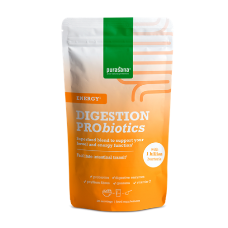 DIGESTION Probiotics Energy Poudre - 140GR - PHARMACIE VERTE - Herboristerie à Nantes depuis 1942 - Plantes en Vrac - Tisane - E