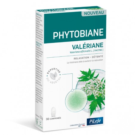 PHYTOBIANE Valériane - 30 comprimés à libération prolongée - PHARMACIE VERTE - Herboristerie à Nantes depuis 1942 - Plantes en V