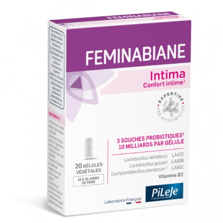 FEMINABIANE Intima  - 20 gélules - PHARMACIE VERTE - Herboristerie à Nantes depuis 1942 - Plantes en Vrac - Tisane - EPS - Bourg