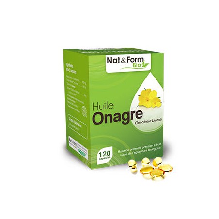 Onagre Bio - 120 Capsules - PHARMACIE VERTE - Herboristerie à Nantes depuis 1942 - Plantes en Vrac - Tisane - EPS - Bourgeon - M