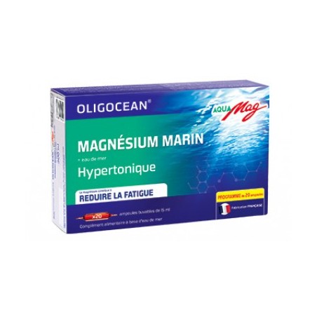 OLIGOCEAN AQUAMAG - 20 ampoules 15ml - PHARMACIE VERTE - Herboristerie à Nantes depuis 1942 - Plantes en Vrac - Tisane - EPS - B